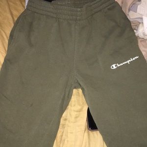 Champion green sweats